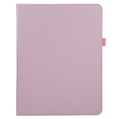 For iPad Pro 11 2024 Litchi Texture Solid Color Leather Tablet Case(Pink) - iPad Pro 11 2024 Cases by buy2fix | Online Shopping UK | buy2fix