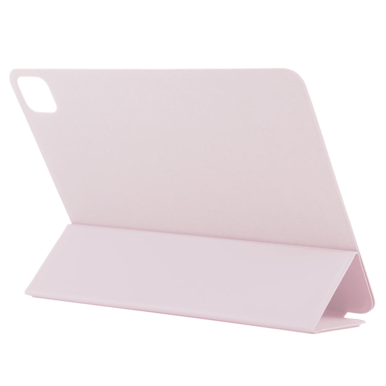 For iPad Pro 13 2024 Double-sided Clip Non-buckle Magnetic PU Smart Tablet Case(Pink) - iPad Air 13 2024 Cases by buy2fix | Online Shopping UK | buy2fix