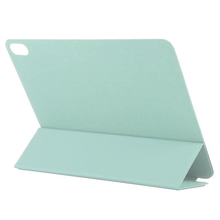 For iPad Air 11 2024 Double-sided Clip Non-buckle Magnetic PU Smart Tablet Case(Light Green) - iPad Air 11 2024 Cases by buy2fix | Online Shopping UK | buy2fix