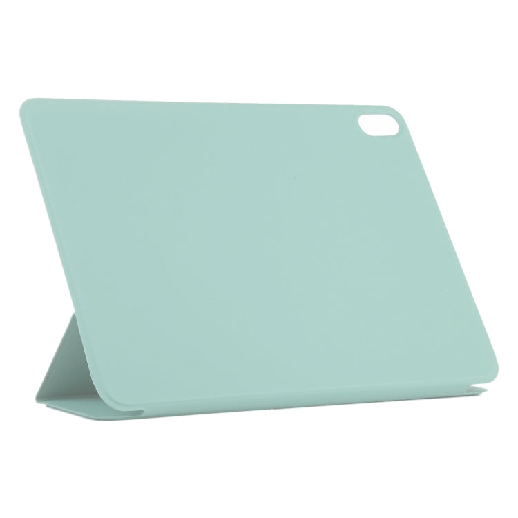 For iPad Air 11 2024 Double-sided Clip Non-buckle Magnetic PU Smart Tablet Case(Light Green) - iPad Air 11 2024 Cases by buy2fix | Online Shopping UK | buy2fix