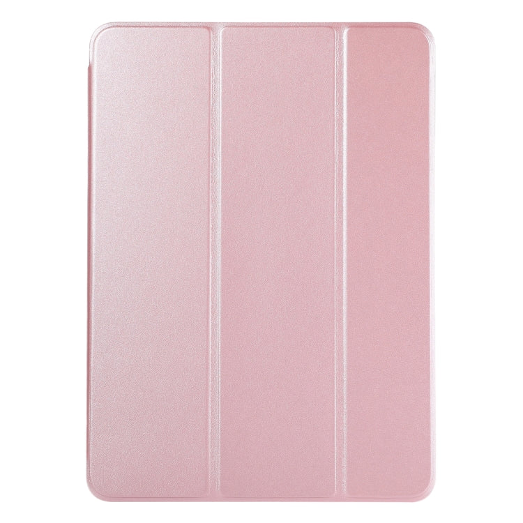 For iPad Air 11 2024 Double-sided Clip Non-buckle Magnetic PU Smart Tablet Case(Rose Gold) - iPad Air 11 2024 Cases by buy2fix | Online Shopping UK | buy2fix