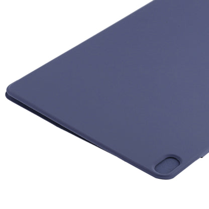 For iPad Air 11 2024 Double-sided Clip Fixed Buckle Magnetic PU Leather Smart Tablet Case(Dark Blue) - iPad Air 11 2024 Cases by buy2fix | Online Shopping UK | buy2fix