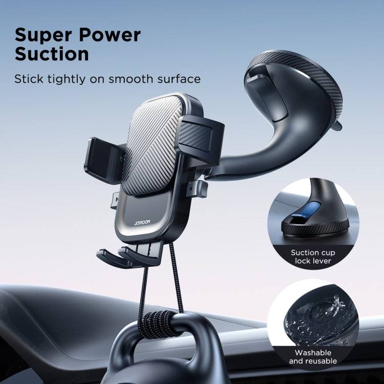 JOYROOM JR-OK6 Car Windshield Phone Holder(Black) - Car Holders by JOYROOM | Online Shopping UK | buy2fix