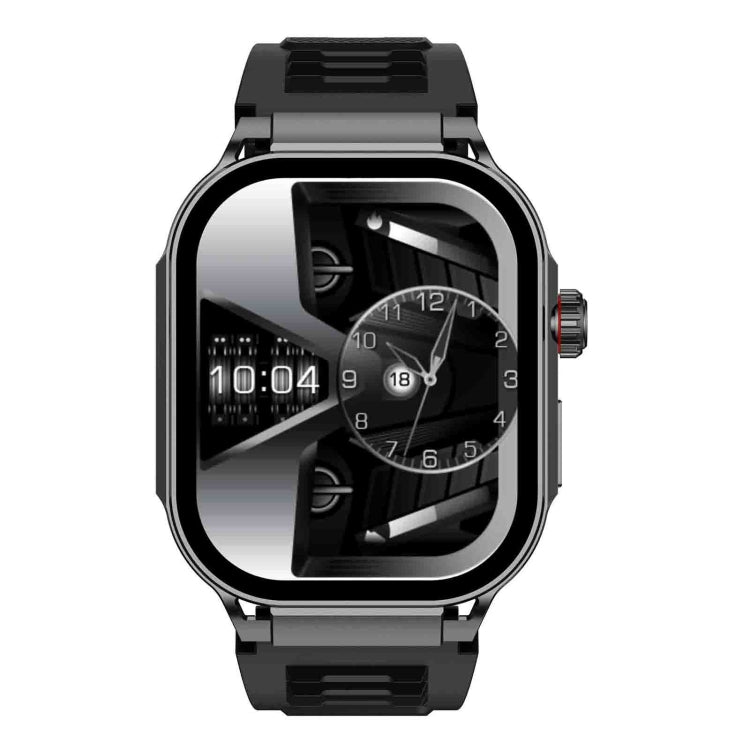 G40S 2.06 inch IP67 BT5.2 Sport Smart Watch, Support Bluetooth Call / Sleep / Blood Oxygen / Heart Rate / Blood Pressure Health Monitor(Black) - Smart Watches by buy2fix | Online Shopping UK | buy2fix