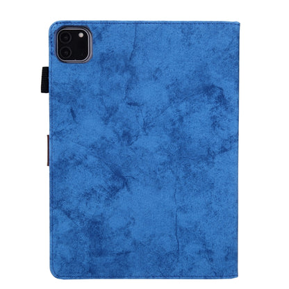 For iPad Pro 11 2024 Cloth Texture Leather Tablet Case(Blue) - iPad Pro 11 2024 Cases by buy2fix | Online Shopping UK | buy2fix