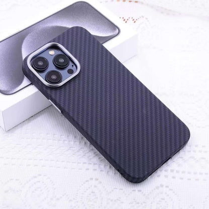 For iPhone 12 Pro Kevlar Carbon Fiber Texture MagSafe Magnetic Phone Case(Black) - iPhone 12 / 12 Pro Cases by buy2fix | Online Shopping UK | buy2fix