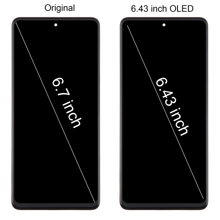 For Samsung Galaxy M53 SM-M536B 6.43inch OLED LCD Screen for Digitizer Full Assembly with Frame - LCD Screen by buy2fix | Online Shopping UK | buy2fix