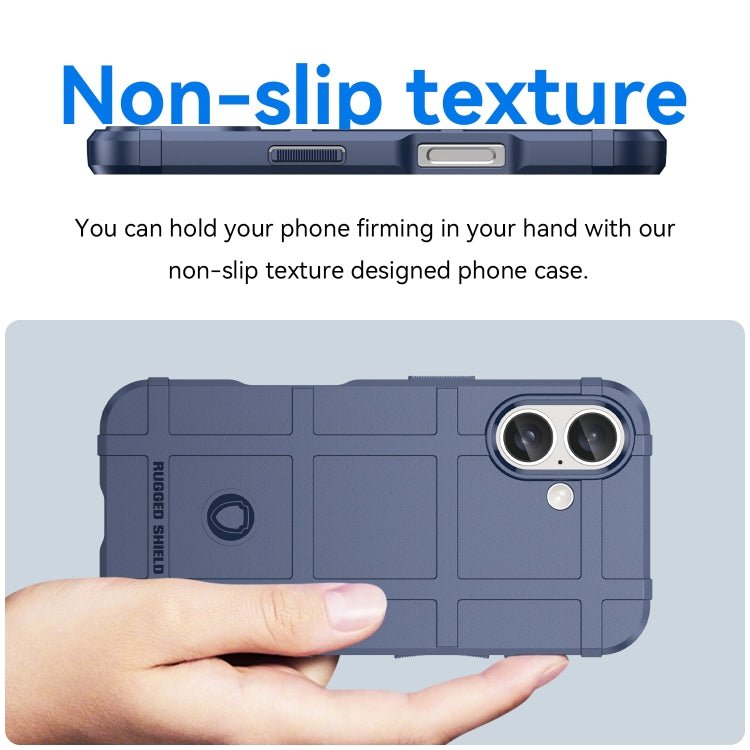 For iPhone 16 Plus Full Coverage Shockproof TPU Phone Case(Blue) - iPhone 16 Plus Cases by buy2fix | Online Shopping UK | buy2fix