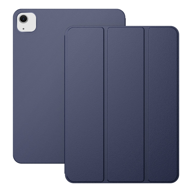 For iPad Air 13 2024 Ultra-thin Double-sided Clip Magnetic Smart Tablet Case(Dark Blue) - iPad Air 13 2024 Cases by buy2fix | Online Shopping UK | buy2fix