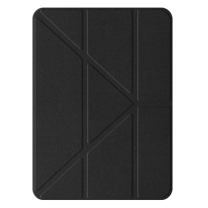 For iPad Air 11 2024 / Air 2022 10.9 Mutural Multi-fold Smart Leather Tablet Case(Black) - iPad Air 11 2024 Cases by Mutural | Online Shopping UK | buy2fix