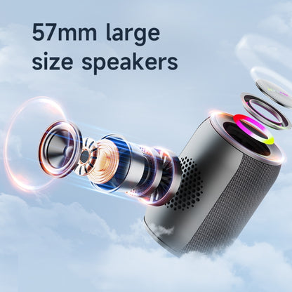 Zealot S32 Pro 15W High Power Bluetooth Speaker with Colorful Light(Grey) - Desktop Speaker by ZEALOT | Online Shopping UK | buy2fix