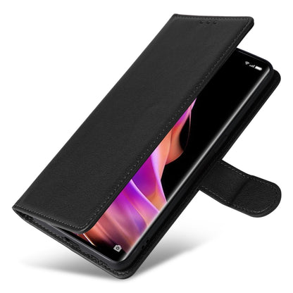 For OPPO Reno9 /9 Pro 5G Multifunctional Horizontal Flip Leather Phone Case with Three Card Slot(Black) - OPPO Cases by buy2fix | Online Shopping UK | buy2fix