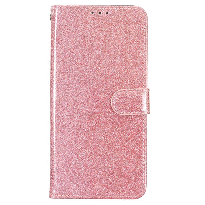 For Google Pixel 9 Pro XL Glitter Powder Flip Leather Phone Case(Rose Gold) - Google Cases by buy2fix | Online Shopping UK | buy2fix