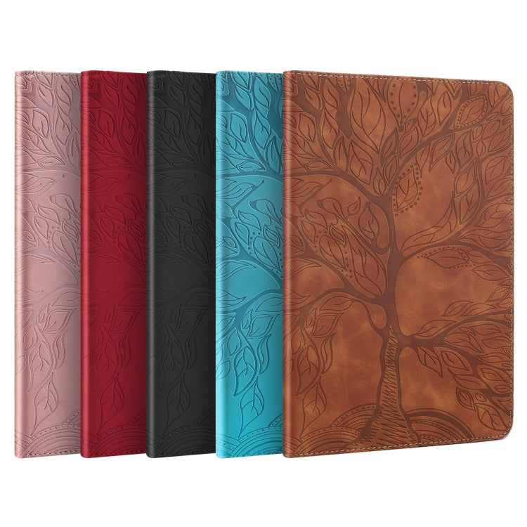 For iPad Pro 13 2024 Tree Life Series Embossed Smart Leather Tablet Case(Brown) - iPad Pro 13 2024 Cases by buy2fix | Online Shopping UK | buy2fix