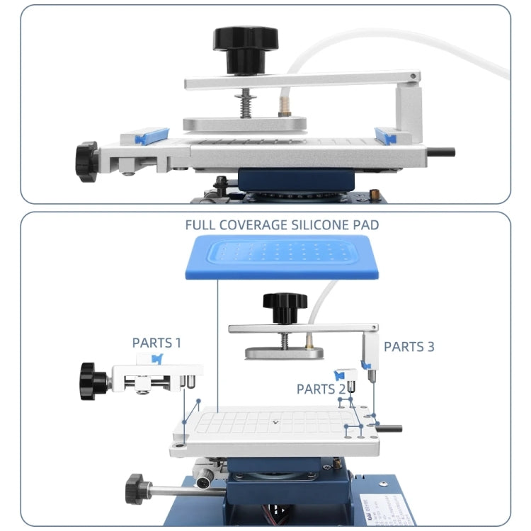 Kaisi 946 Max Double Vacuum Pumps LCD Separator Rotating Thermal Machine, EU Plug - Separation Equipment by Kaisi | Online Shopping UK | buy2fix