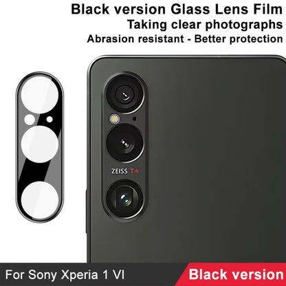 For Sony Xperia 1 VI IMAK Rear Camera Lens Glass Film Black Version - Other by imak | Online Shopping UK | buy2fix