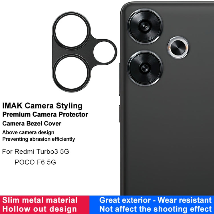 For Xiaomi POCO F6 IMAK Metal Camera Lens Protector Cover - For Xiaomi by imak | Online Shopping UK | buy2fix