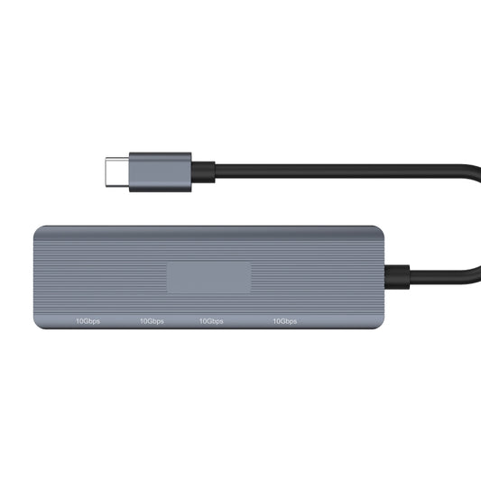 Onten UC622 10Gbps USB-C / Type-C to 2 x USB + 2 x USB-C / Type-C 4 in 1 HUB Docking Station, Length:1.5m(Grey) - USB HUB by Onten | Online Shopping UK | buy2fix