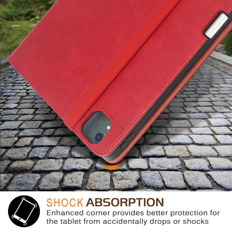 For iPad Air 11 2024 / Pro 11 2022 Front Stand Smart TPU Leather Tablet Case(Red) - iPad Air 11 2024 Cases by buy2fix | Online Shopping UK | buy2fix