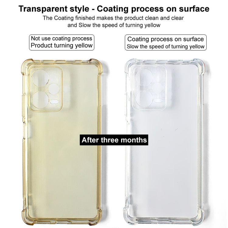 For Sony Xperia 10 VI imak Shockproof Airbag TPU Phone Case(Transparent Black) - Sony Cases by imak | Online Shopping UK | buy2fix