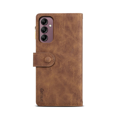 For Samsung Galaxy S24 FE 5G ESEBLE Retro Frosted RFID Flip Leather Phone Case(Brown) - Galaxy S24 FE 5G Cases by ESEBLE | Online Shopping UK | buy2fix