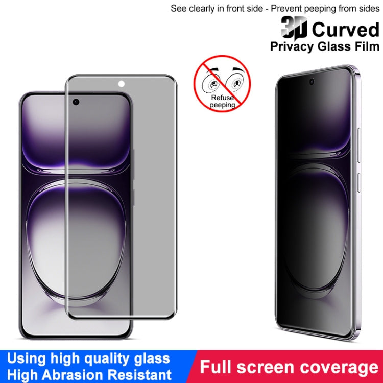 For OPPO Reno12 Pro Global imak 3D Curved HD Full Screen Anti-spy Tempered Glass Protective Film - Reno12 Pro Tempered Glass by imak | Online Shopping UK | buy2fix