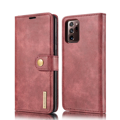 For Samsung Galaxy Note20 Ultra DG.MING Crazy Horse Texture Flip Detachable Magnetic Leather Case with Holder & Card Slots & Wallet(Red) - Galaxy Note20 Ultra Cases by DG.MING | Online Shopping UK | buy2fix