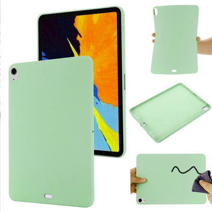 For iPad Air 13 2024 Pure Color Liquid Silicone Shockproof Tablet Case(Green) - iPad Air 13 2024 Cases by buy2fix | Online Shopping UK | buy2fix