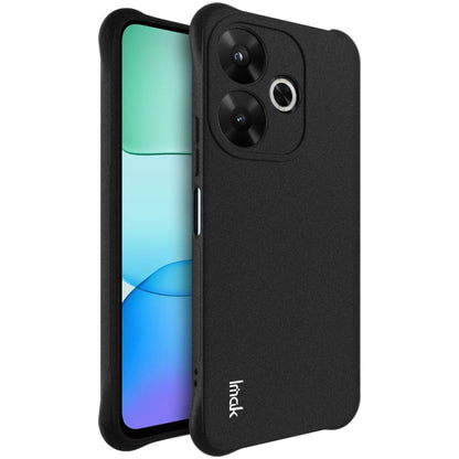 For Xiaomi Redmi 13 4G Global imak Shockproof Airbag TPU Phone Case(Matte Black) - Redmi 13 Cases by imak | Online Shopping UK | buy2fix