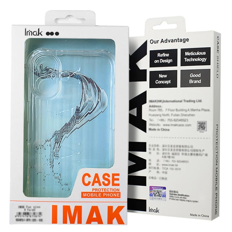 For Motorola Edge 50 Fusion IMAK Space Shield PC + TPU Airbag Shockproof Phone Case(Transparent) - Motorola Cases by imak | Online Shopping UK | buy2fix