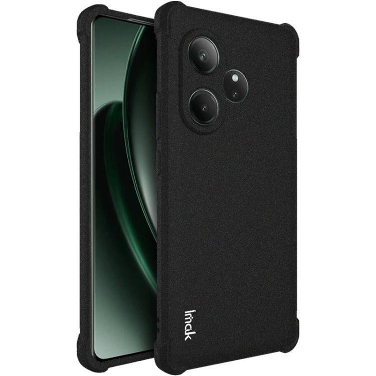 For Realme GT Neo6 5G imak Shockproof Airbag TPU Phone Case(Matte Black) - Realme Cases by imak | Online Shopping UK | buy2fix