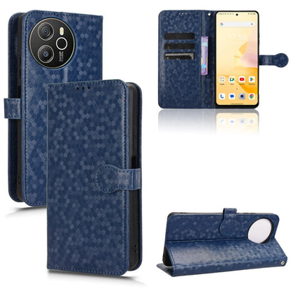 For Blackview Shark 8 Honeycomb Dot Texture Leather Phone Case(Blue) - More Brand by buy2fix | Online Shopping UK | buy2fix