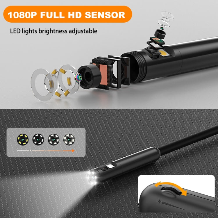 Y15 3.9mm Single Camera WiFi Connected Hard Cable HD Industrial Endoscope, Length:2m(Black) -  by buy2fix | Online Shopping UK | buy2fix