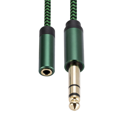 6.35mm Male to 3.5mm Female Audio Adapter Cable, Length:2m(Green) - Aux Cable by buy2fix | Online Shopping UK | buy2fix