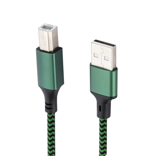 USB 2.0 to Square Port A/B Printer Adapter Cable, Length:2m(Green) - USB Cable by buy2fix | Online Shopping UK | buy2fix