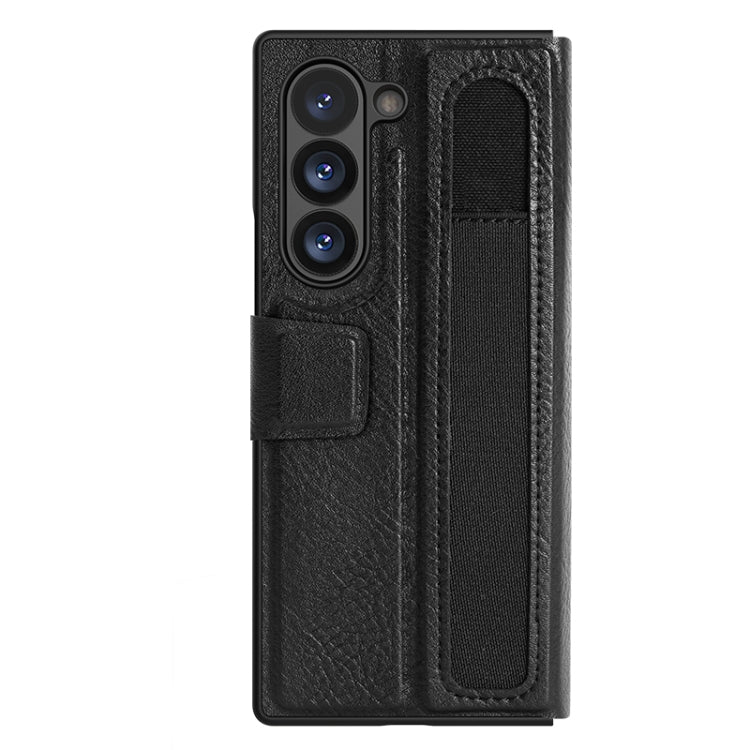 For Samsung Galaxy Z Fold6 5G NILLKIN Ogg Leather Phone Case(Black) - Galaxy Z Fold6 5G Cases by NILLKIN | Online Shopping UK | buy2fix