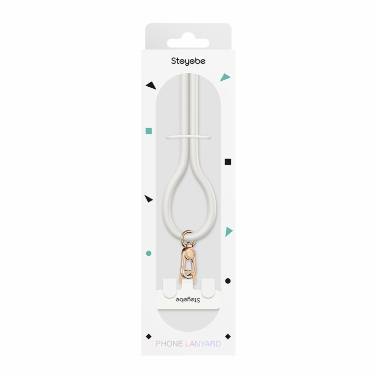 DUX DUICS PL-ONE Universal Silicone Phone Lanyard(White) - Lanyards & Wrist Straps by DUX DUCIS | Online Shopping UK | buy2fix