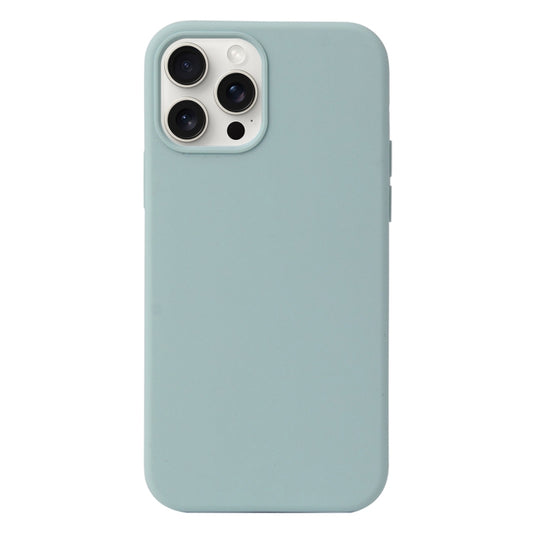 For iPhone 16 Pro Liquid Silicone Phone Case(Emerald Green) - iPhone 16 Pro Cases by buy2fix | Online Shopping UK | buy2fix