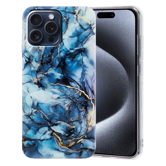 For iPhone 16 Pro Max IMD Marble TPU Phone Case(Grey) - iPhone 16 Pro Max Cases by buy2fix | Online Shopping UK | buy2fix