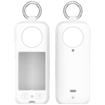 For Insta360 X3 Portable Silicone Protective Case(White) - Case & Bags by buy2fix | Online Shopping UK | buy2fix