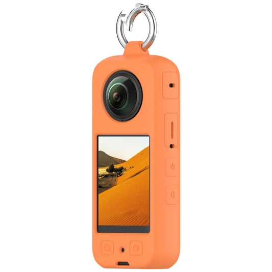 For Insta360 X3 Portable Silicone Protective Case(Orange) - Case & Bags by buy2fix | Online Shopping UK | buy2fix