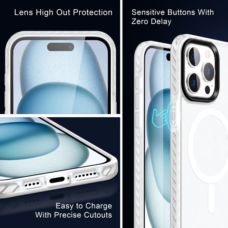 For iPhone 13 Pro Skin Feel Airbag Shockproof MagSafe Phone Case(Transparent) - iPhone 13 Pro Cases by buy2fix | Online Shopping UK | buy2fix