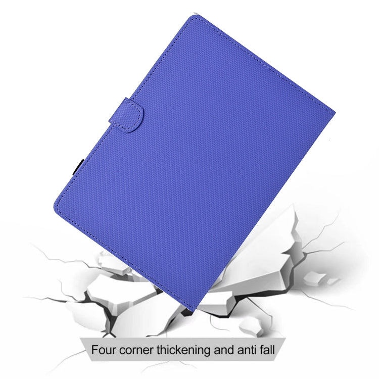 For Samsung Galaxy Tab S9 / S9 FE Solid Color Fiber Texture Smart Tablet Leather Case(Purple) - Galaxy Tab S9 Cases by buy2fix | Online Shopping UK | buy2fix