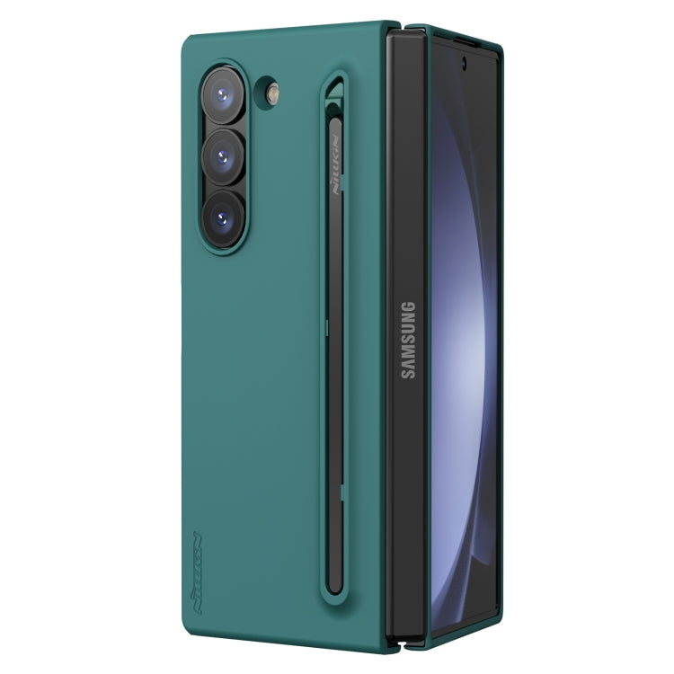 For Samsung Galaxy Z Fold6 5G NILLKIN Flex Pure PC + Liquid Silicone Phone Case with S Pen(Green) - Galaxy Z Fold6 5G Cases by NILLKIN | Online Shopping UK | buy2fix