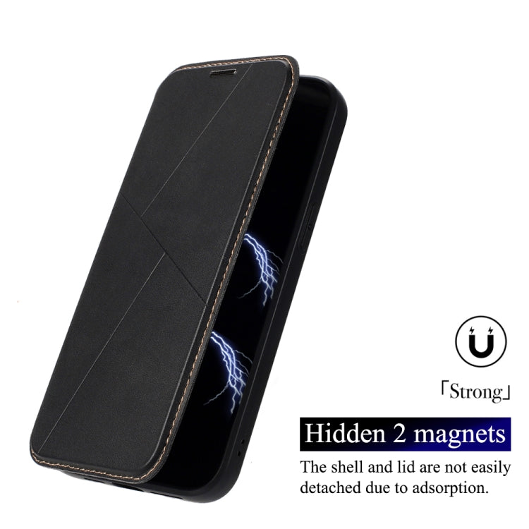 For iPhone 16 Plus Magnetic Armor Series RFID Card Slots Leather Phone Case(Purple) - iPhone 16 Plus Cases by buy2fix | Online Shopping UK | buy2fix