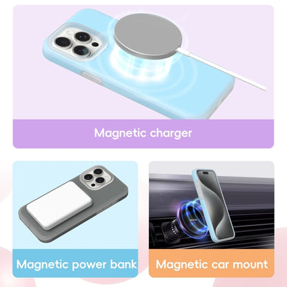 For iPhone 16 Plus Jelly Liquid Silicone MagSafe Magnetic Phone Case(White) - iPhone 16 Plus Cases by buy2fix | Online Shopping UK | buy2fix