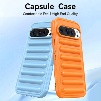 For Google Pixel 9 Pro XL Capsule Series Candy Color TPU Phone Case(Green) - Google Cases by buy2fix | Online Shopping UK | buy2fix