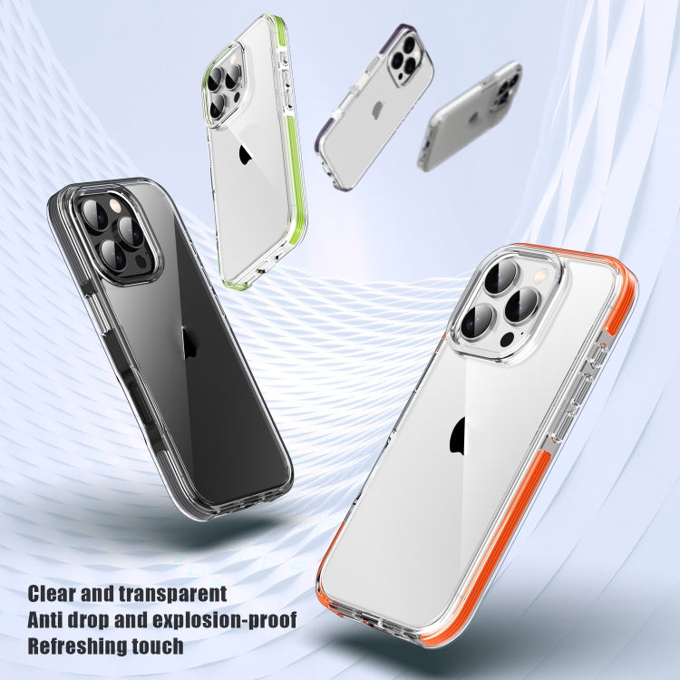 For iPhone 16 TPE Airbag TPU+ PC Full Coverage Phone Case(Grey) - iPhone 16 Cases by buy2fix | Online Shopping UK | buy2fix