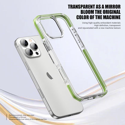 For iPhone 16 Pro TPE Airbag TPU+ PC Full Coverage Phone Case(Green) - iPhone 16 Pro Cases by buy2fix | Online Shopping UK | buy2fix