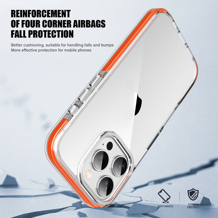 For iPhone 16 Pro Max TPE Airbag TPU+ PC Full Coverage Phone Case(White) - iPhone 16 Pro Max Cases by buy2fix | Online Shopping UK | buy2fix